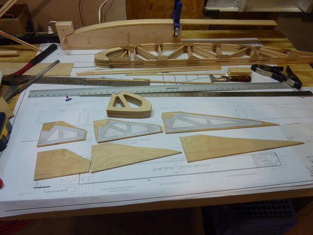 I copyed the plans and glued them to the wood