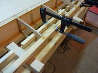 Gluing the leading edge